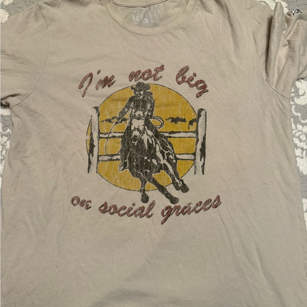 Cowboy graphic t shirt